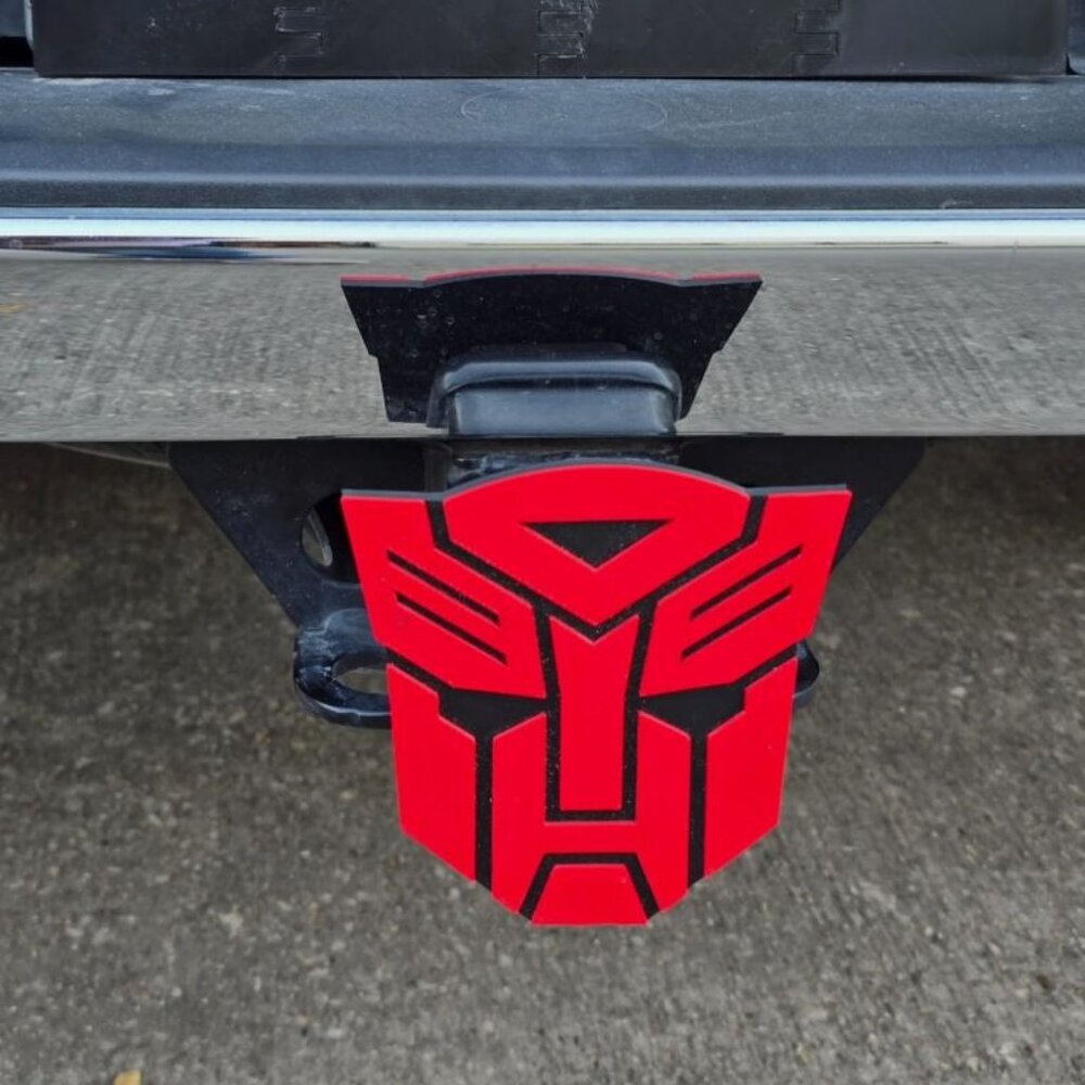 Transformers Autobot Cover Plug Cap Tow Hitch Fits 2" Receivers Ford Chevy Ram